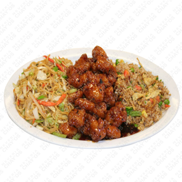 Orange Chicken & Chow Mein Rice